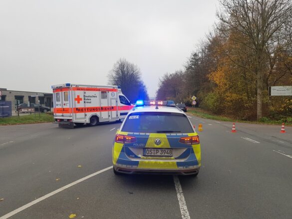 Rollerfahrerin bei Zusammenstoß mit PKW am Harderberg verletzt Rollerfahrerin bei Zusammenstoß mit PKW am Harderberg verletzt