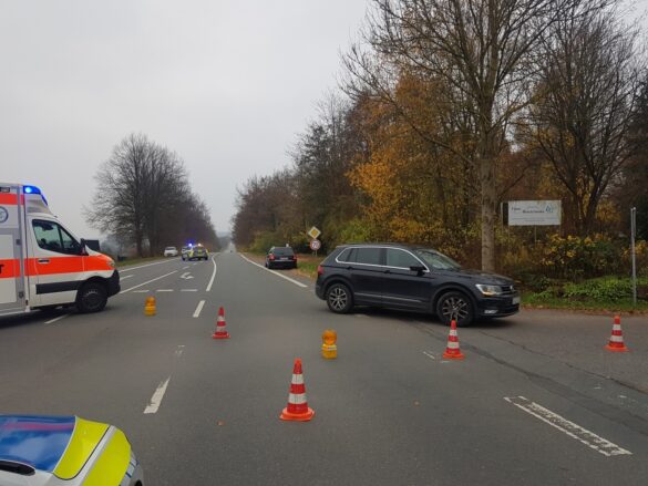 Rollerfahrerin bei Zusammenstoß mit PKW am Harderberg verletzt Rollerfahrerin bei Zusammenstoß mit PKW am Harderberg verletzt