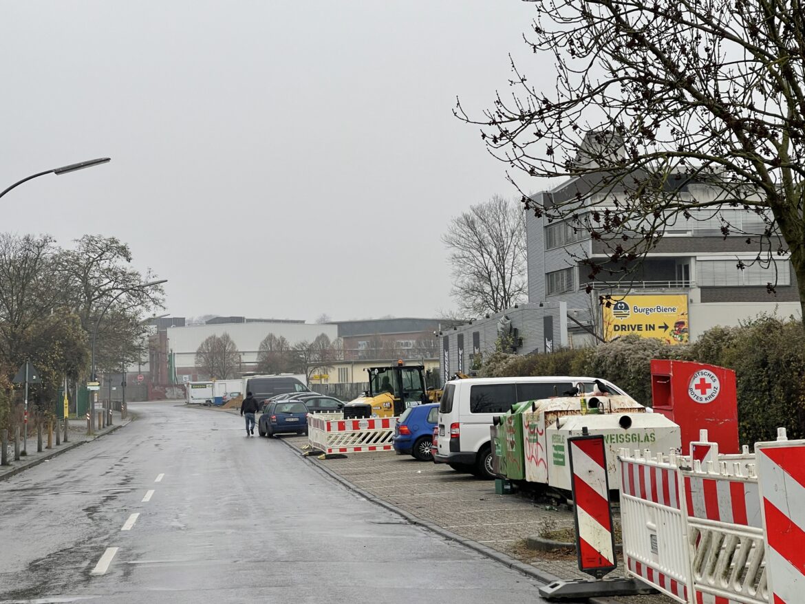 Bauarbeiten in der Baumstraße – Zufahrt zur Halle Gartlage ändert sich