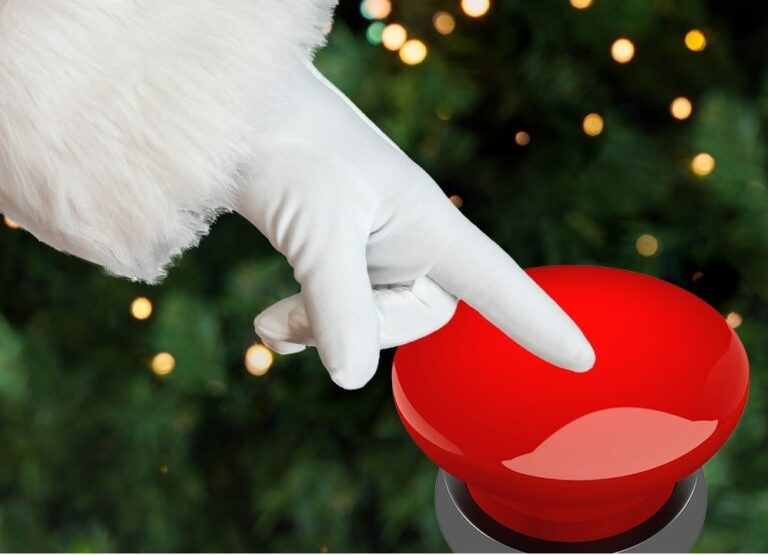 Weihnachtsbuzzern an der Kamp-Promenade
