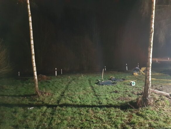 LKW-Bergung auf Autobahn A30 bis in die Abendstunden LKW-Bergung auf Autobahn A30 bis in die Abendstunden