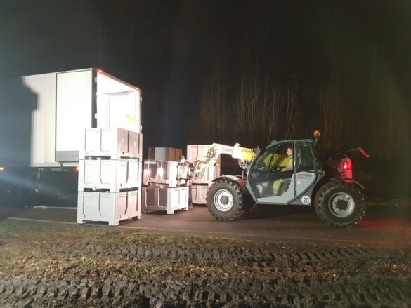 LKW-Bergung auf Autobahn A30 bis in die Abendstunden LKW-Bergung auf Autobahn A30 bis in die Abendstunden
