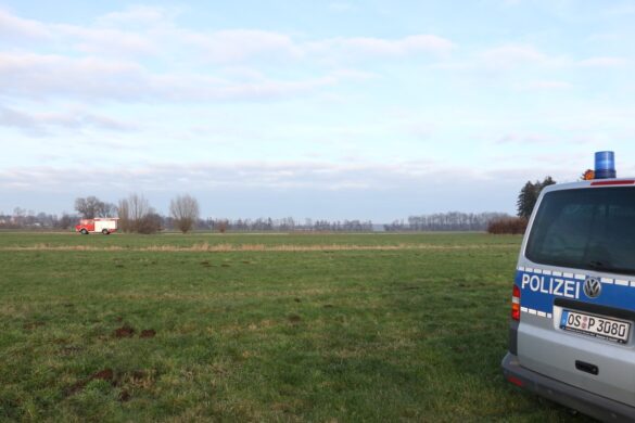 Sportflugzeug überschlägt sich in Bohmte Sportflugzeug überschlägt sich in Bohmte