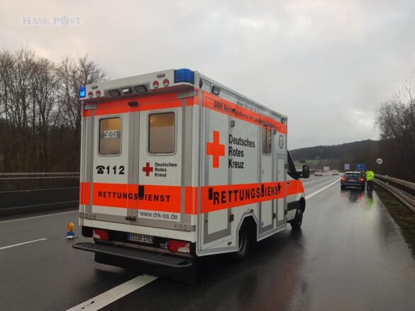 Unfall mit Fahrerflucht auf der Autobahn A30 Unfall mit Fahrerflucht auf der Autobahn A30