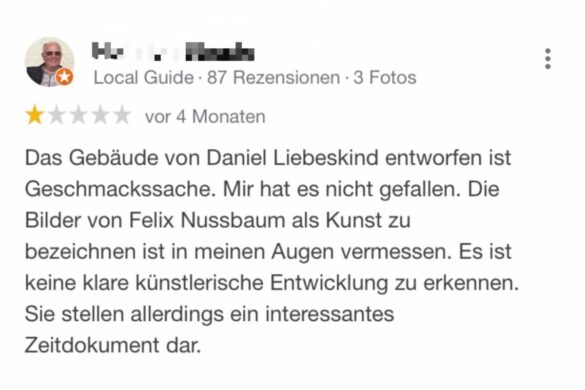 „Ein Trauerspiel“: Osnabrück und die Google-Bewertungen