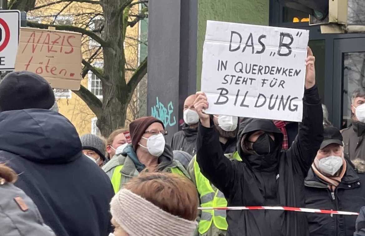 Corona-Demonstration am 8. Januar 2021, Osnabrück