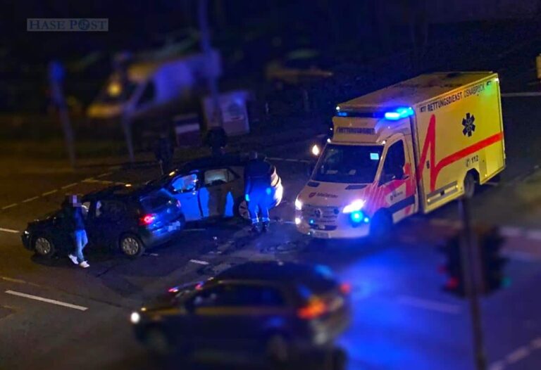Unfall Iburger Straße (privat)