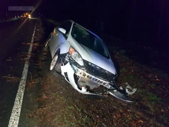 Unfälle im Sturm – Zwei Autos prallen gegen Baumstamm in Belm Unfälle im Sturm – Zwei Autos prallen gegen Baumstamm in Belm