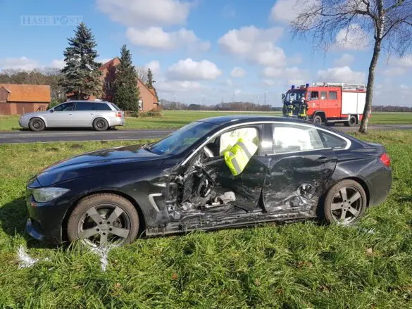 Schwerer Zusammenstoß: PKW-Unfall in Ostercappeln