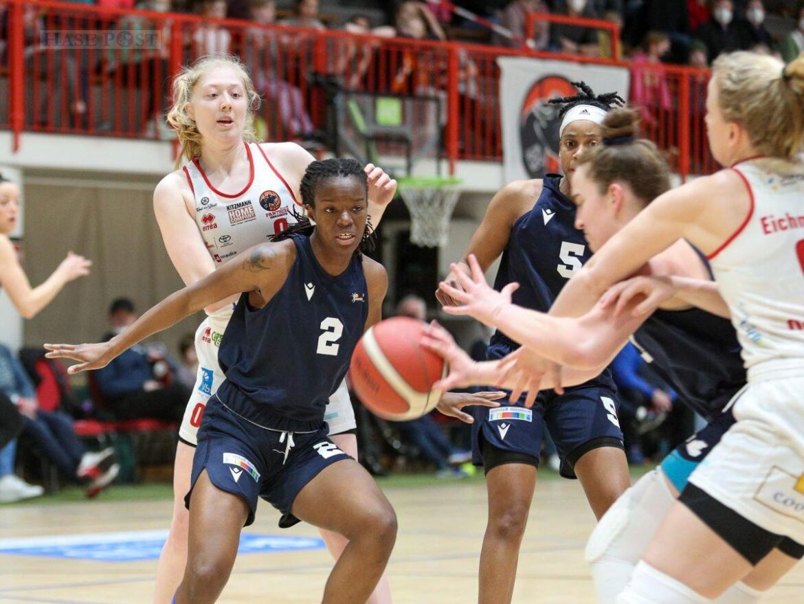 Die GiroLive-Panthers Osnabrück gewannen gegen die Capitol Bascats Düsseldorf. / Foto: Dieter Reinhard