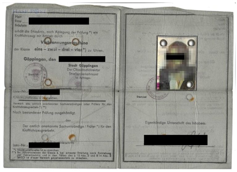 Der gefälschte Führerschein. / Foto: Polizeiinspektion