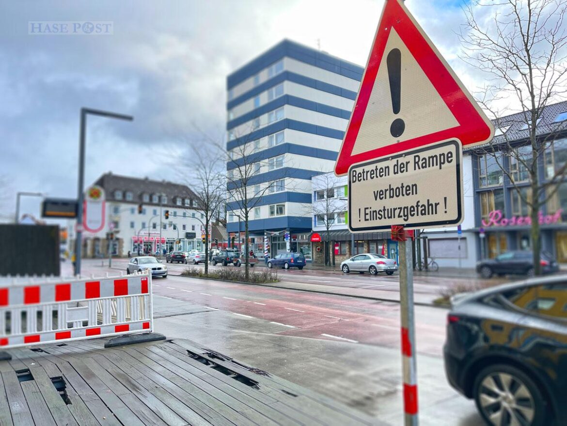 Gammelplanken auf dem Rosenplatz in Osnabrück