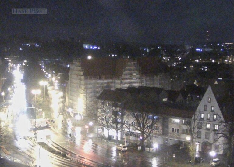 Screenshot: Webcam der Stadt Osnabrück, 18.02.2022