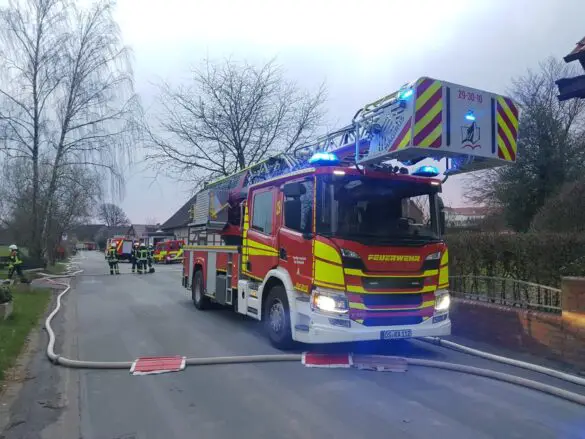 Verpuffung in alter Schmiede in Dissen