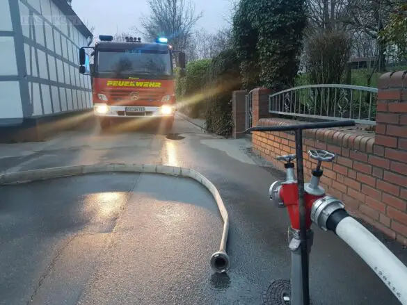 Verpuffung in alter Schmiede in Dissen