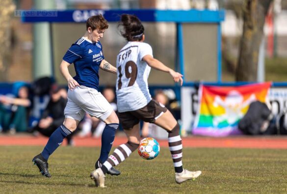 TSG 07 Burg Gretesch gewinnt mit 1:0 gegen St. Pauli. / Foto: Dieter J. Reinhard