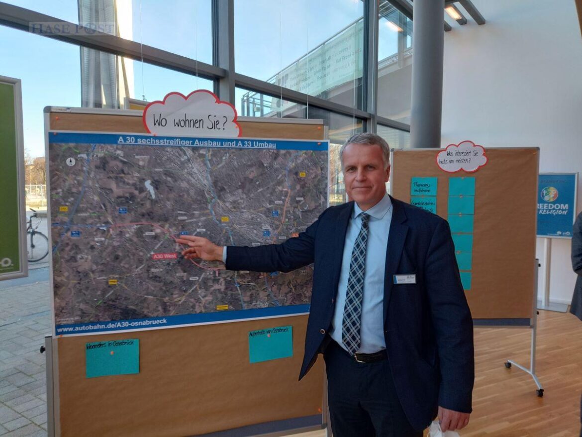 Ausbau der A30/33 – Infomarkt in der OsnabrückHalle