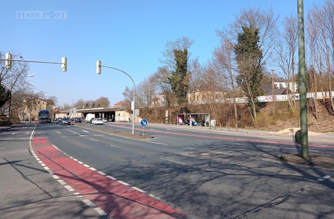 Die Kreuzung Hasestraße/Erich-Maria-Remarque-Ring. / Foto: Brockfeld