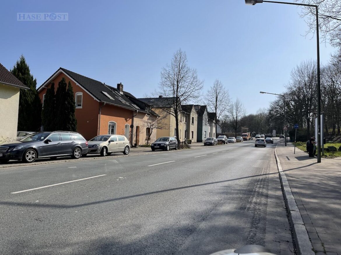 Zweiter Bauabschnitt der Rheiner Landstraße