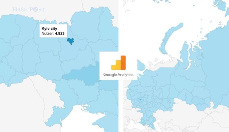 Screenshot: Google Analytics