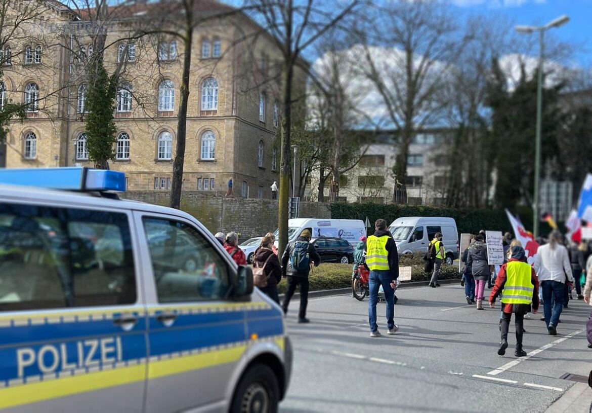 Corona-Demonstration am 19.03.2022