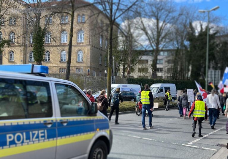 Corona-Demonstration am 19.03.2022