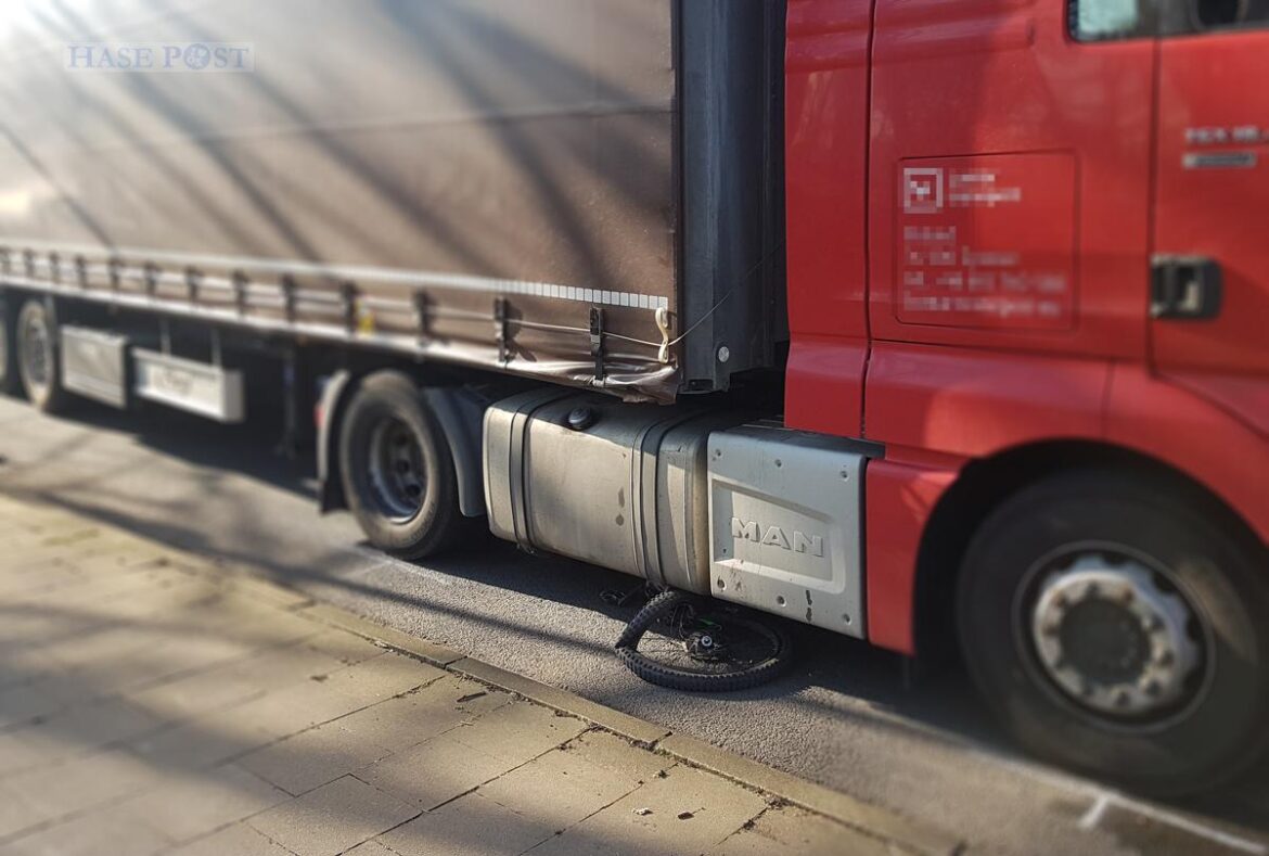 tödlicher Unfall mit Fahrradfahrer in Osnabrück (Foto: Westermann)