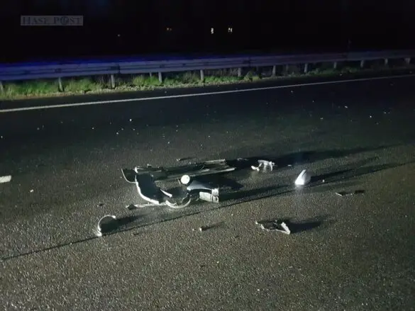 Unfall mit mehreren Fahrzeugen auf der Autobahn A30