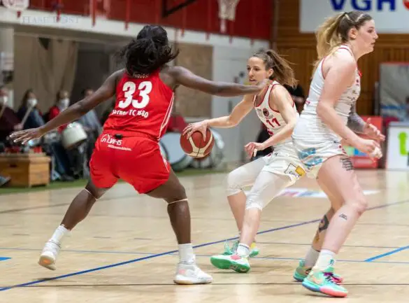 Spiel der Girolive-Panthers gegen Herner TC / Foto: Dieter Reinhard