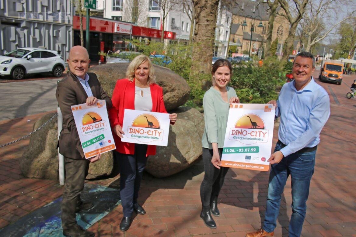 Vom 11. Juni bis 3. Juli wird GMHütte zur "Dino-City". / Foto: Stadtmarketing Georgsmarienhütte