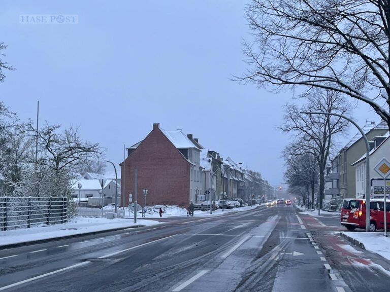 Natruper Straße im Winter