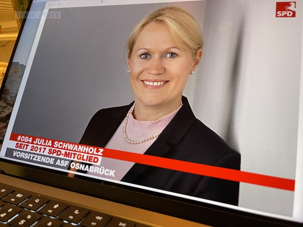 Julia Schwanholz, Screenshot spdnds