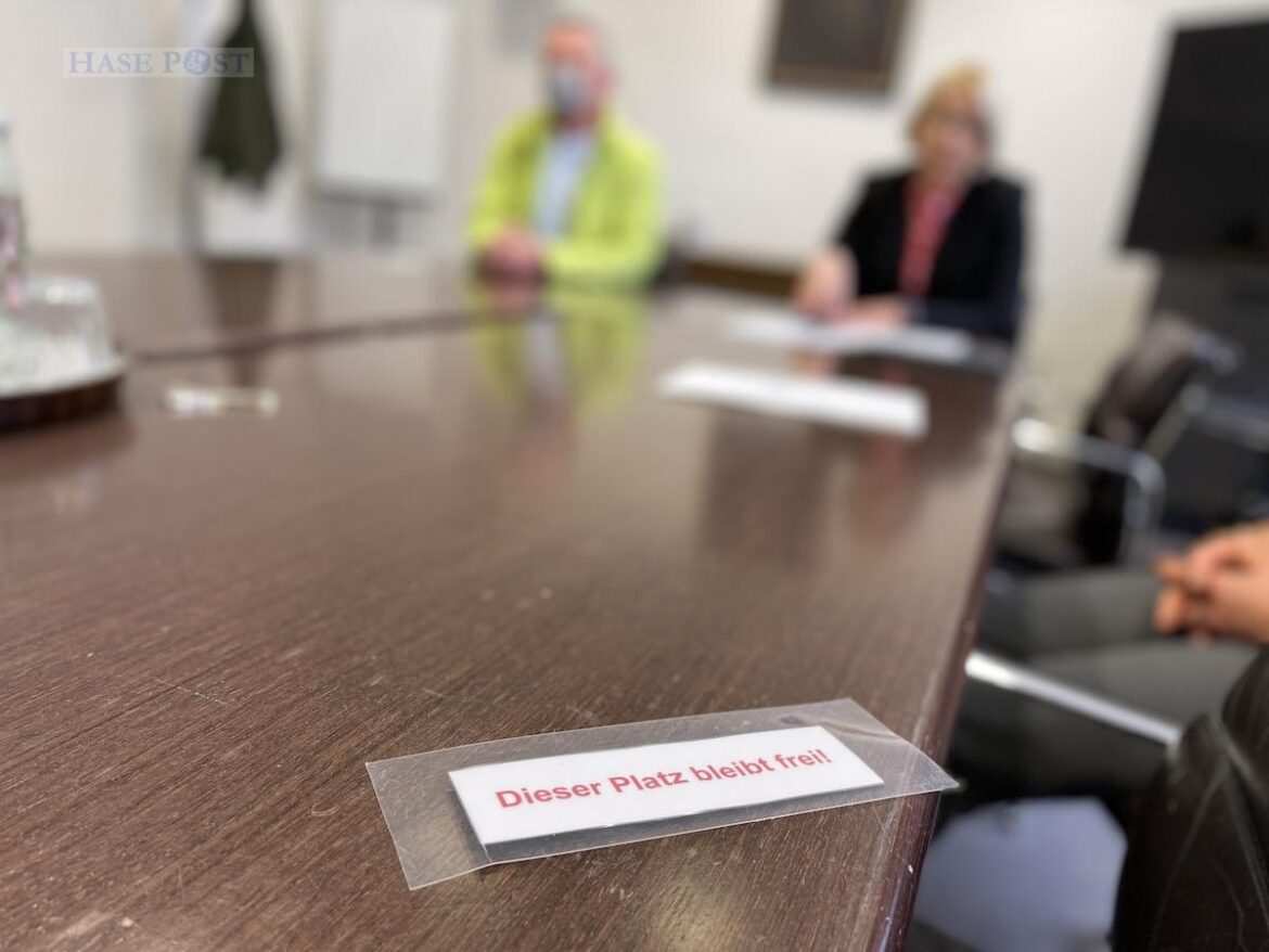 Pressetermin im Rathaus Osnabrück am 25.04.2022