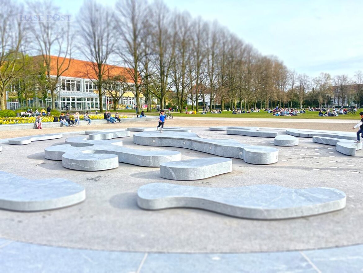 Schlossgarten-Brunnen am 12.04.2022