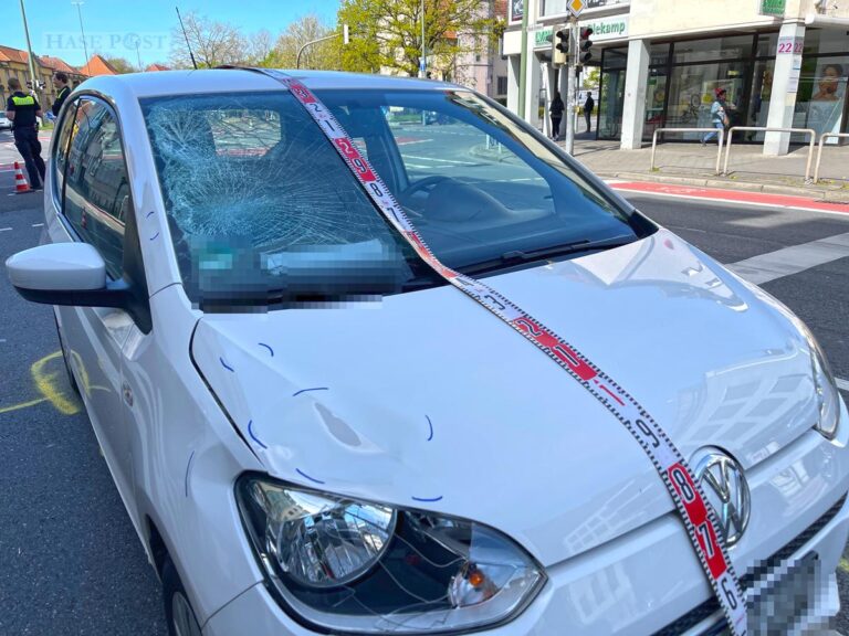 VW Up erfasst Fußgängerin in Osnabrück