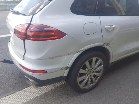 Leichtverletzte nach Auffahrunfall auf der Autobahn A1