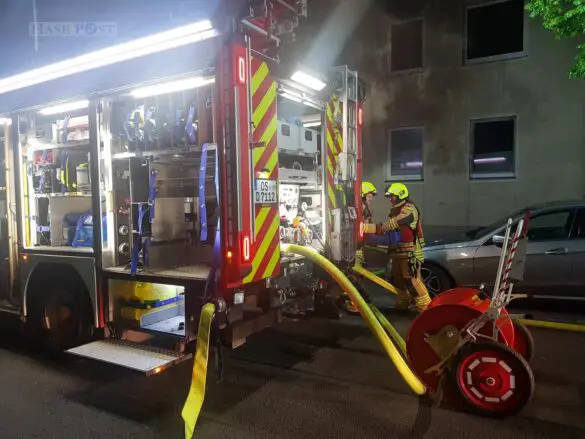 Wohnungsbrand: Bewohner durch Feuerwehr gerettet