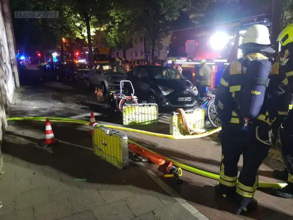 Wohnungsbrand: Bewohner durch Feuerwehr gerettet