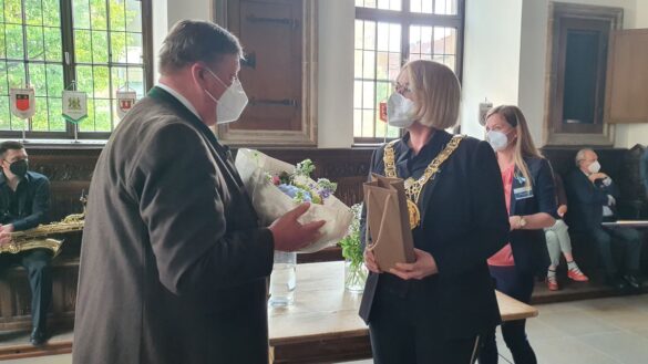 Empfang der Delegationen der Partner- und Freundschaftsstädte zur Eröffnung der Maiwoche