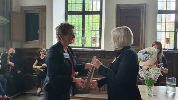 Empfang der Delegationen der Partner- und Freundschaftsstädte zur Eröffnung der Maiwoche