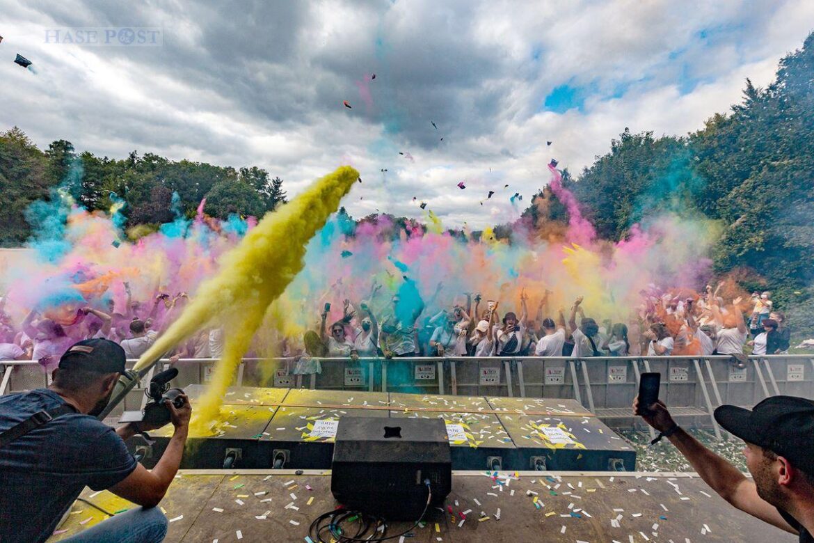 In diesem Jahr findet das Holi-Farbrausch-Festival am 5. Juli statt. / Foto: Justa-Event GmbH
