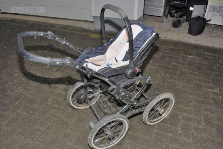 Dieser Kinderwagen löste einen Großeinsatz aus, Foto: PI Osnabrück