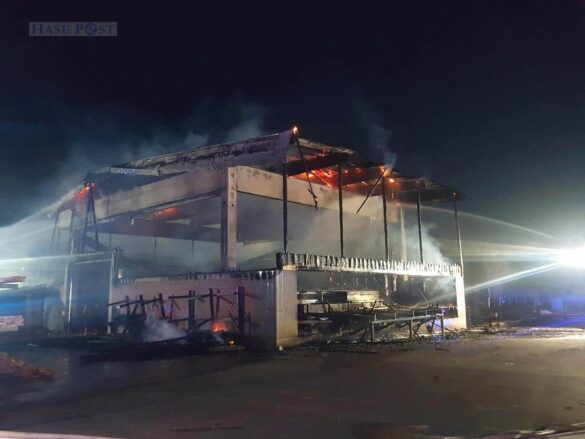 Raub der Flammen: Sägewerk bei zweitem Feuer zerstört