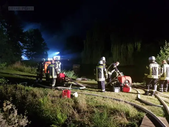 Raub der Flammen: Sägewerk bei zweitem Feuer zerstört