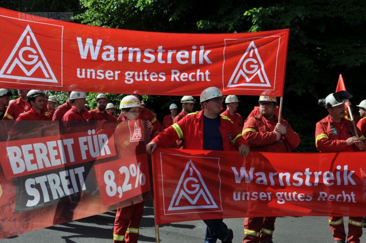 Warnstreik der IG Metall (Archivbild 2022) / Foto: Stephan Soldanski, IG Metall