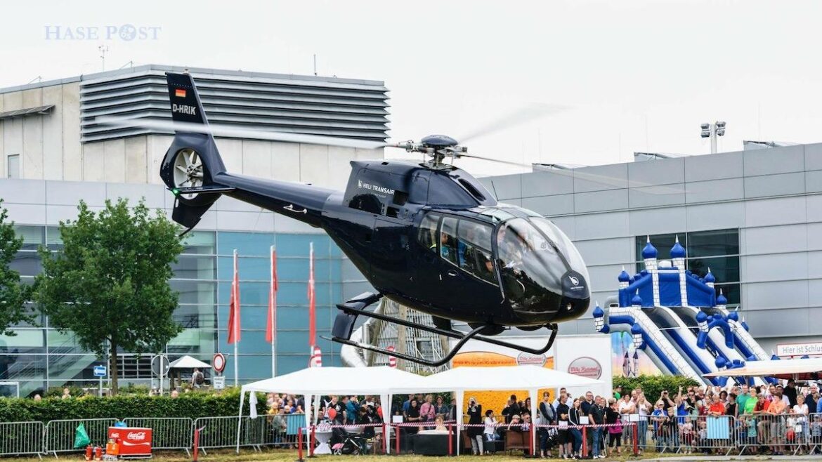 Die Region von oben: Beim Sommerfest gibt es auch Helikopter-Rundflüge. / Foto: FMO