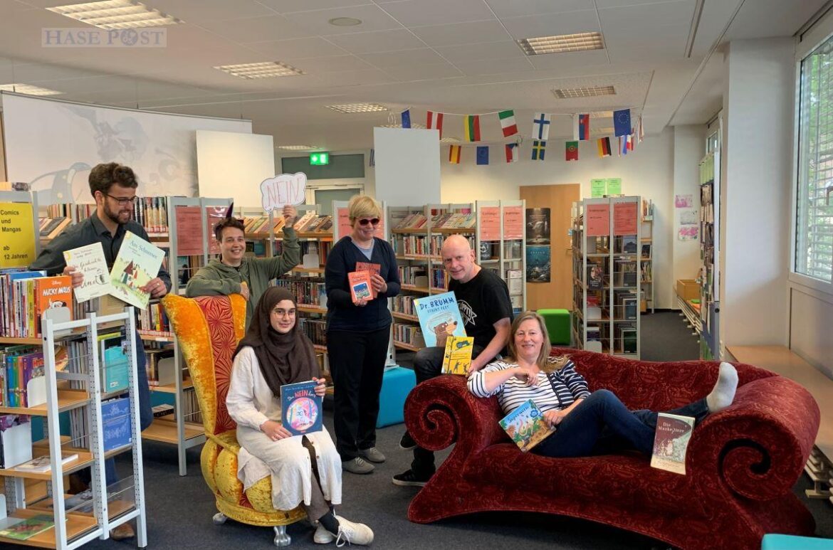 (von links) Jens Peters, Lisa Runde, Hilal Görmez, Katrin Schmidt, Thomas Beiermann und Andrea Hein freuen sich auf das aktionsgeladene Programm. / Foto: Schweer