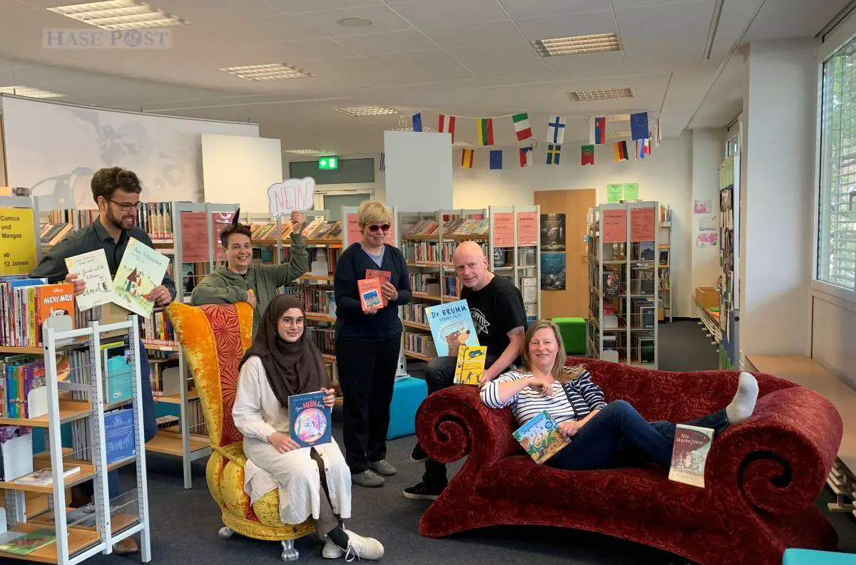 (von links) Jens Peters, Lisa Runde, Hilal Görmez, Katrin Schmidt, Thomas Beiermann und Andrea Hein freuen sich auf das aktionsgeladene Programm. / Foto: Schweer