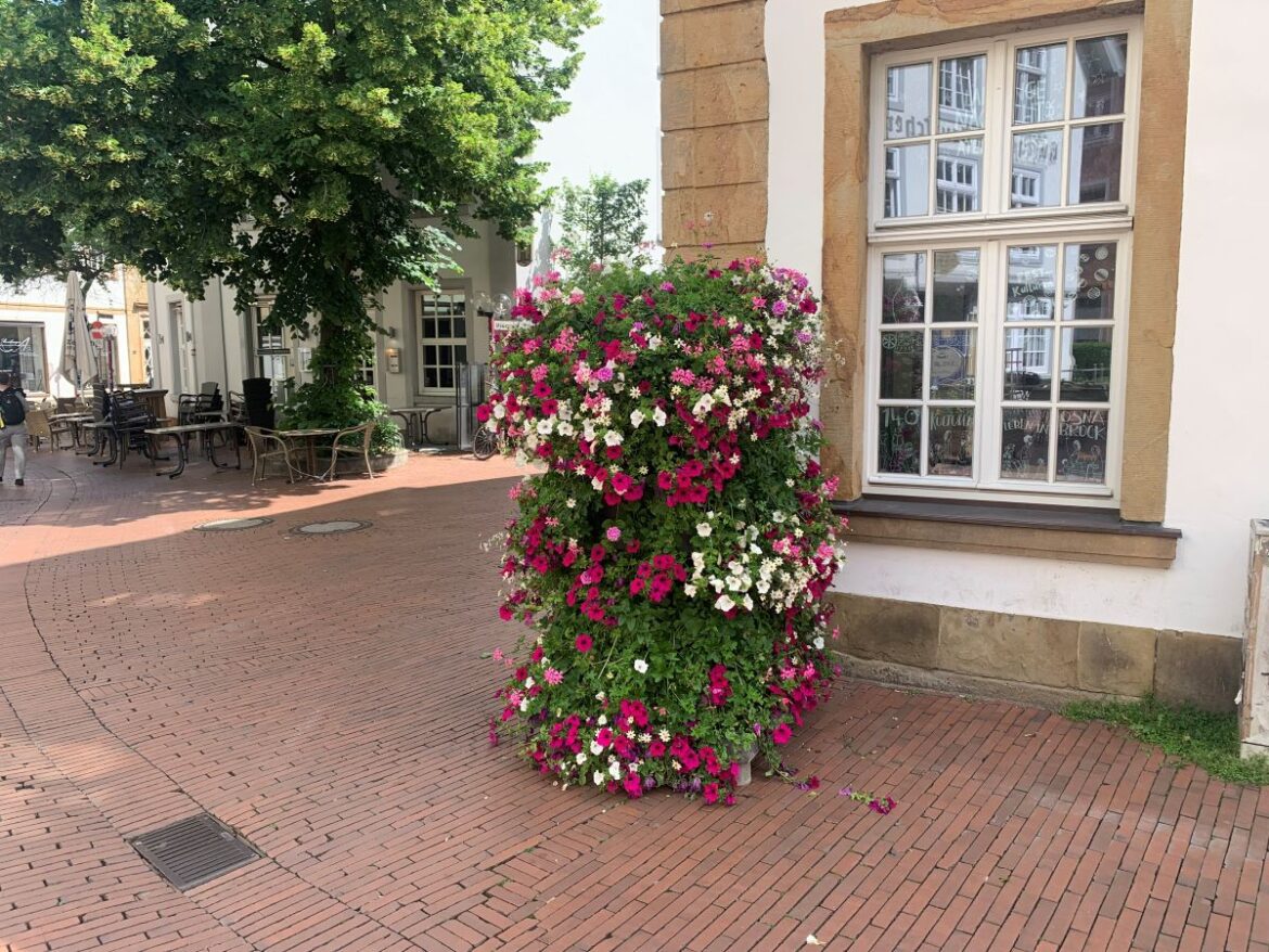 Flower Tower in der Innenstadt / Foto: Stanehl