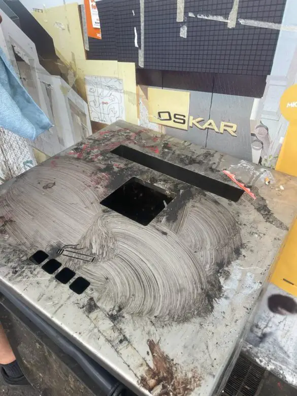 Reinigungsarbeiten am Neumarkt Reinigungsarbeiten am Neumarkt